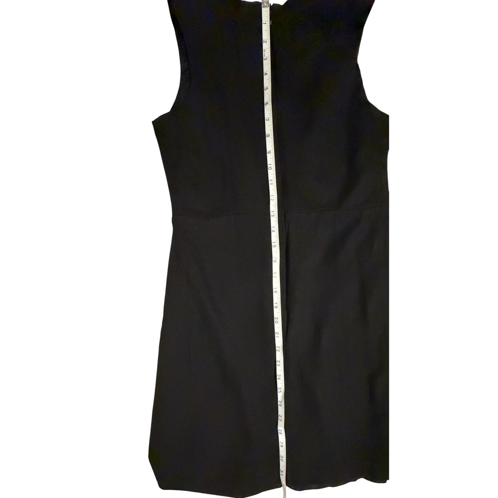Gap Womens Black Sleeveless Rayon Crepe Shift Dress Size 8 123237-01-1 - Picture 9 of 11